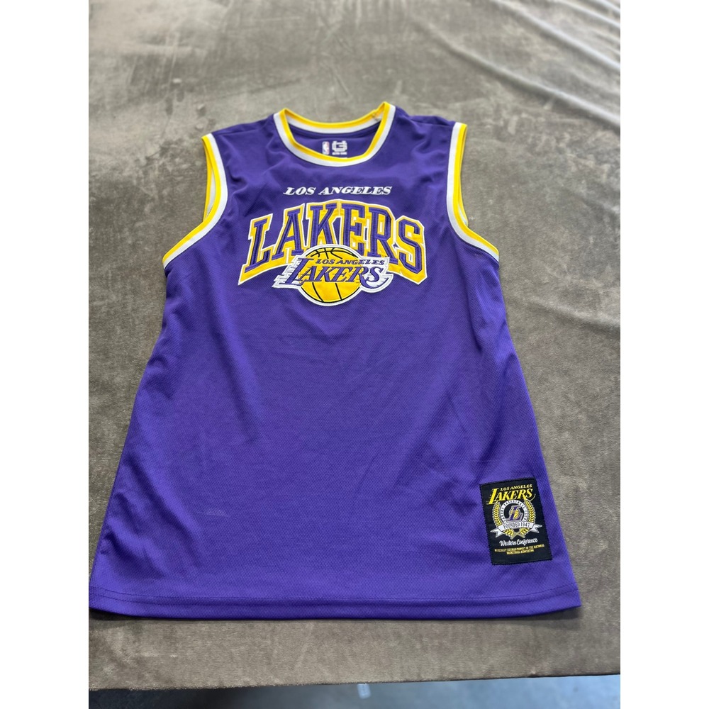 NBA Ultra Game Los Angeles Lakers Jersey Mens Medium‎ Purple Basketball Tank Top
